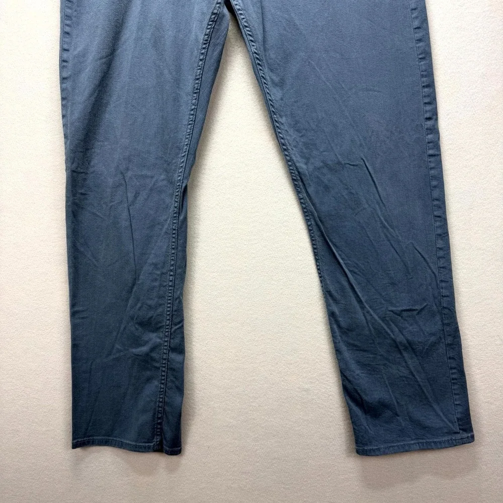 Calvin Klein Jeans Chino Mens 36x34 Blue Stretch All Day Street Comfort Straight